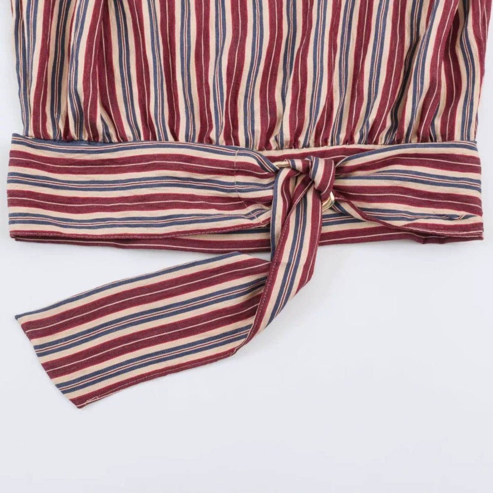 ZARA Stylish Striped Knot Top